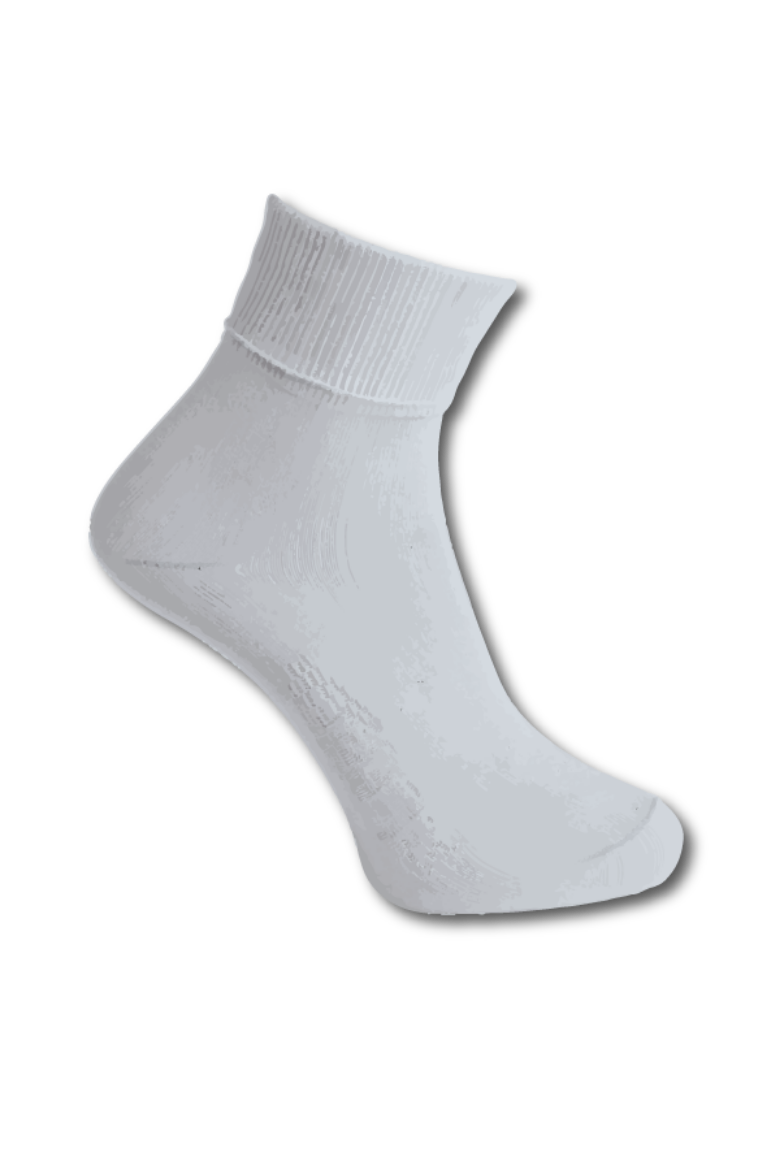 PRO800W Cotton Rich Anklet White 2 Pack | Profile Apparel